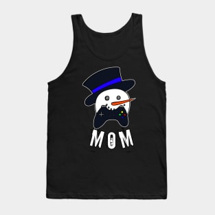 Snowman Face Gamer Mom Tank Top